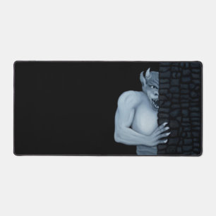 Golem Gargoyle Desk Mat