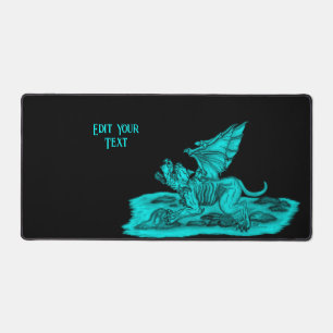 Golem Gargoyle Desk Mat