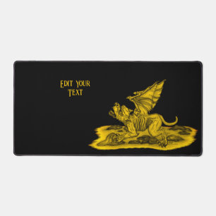 Golem Gargoyle Desk Mat