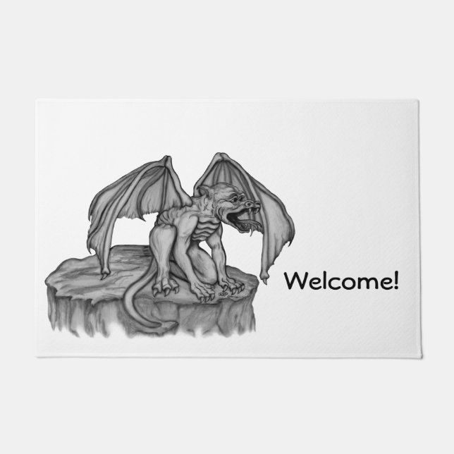 Golem Gargoyle Doormat (Front)