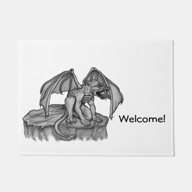 Golem Gargoyle Doormat (Front)