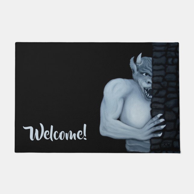 Golem Gargoyle Doormat (Front)
