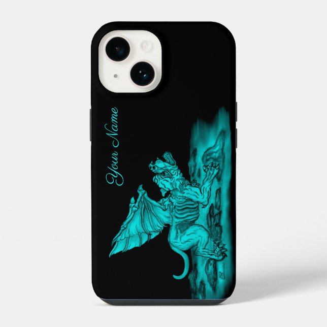 Golem Gargoyle iPhone Case (Back)