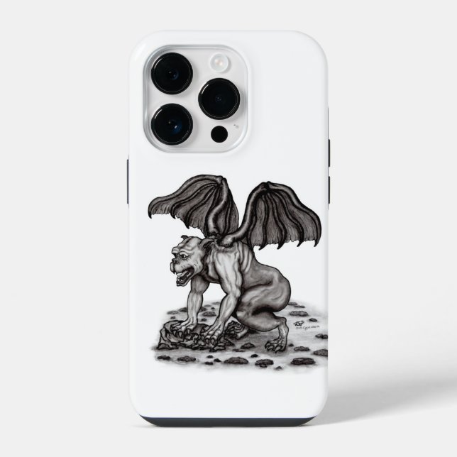 Golem Gargoyle iPhone Case (Back)