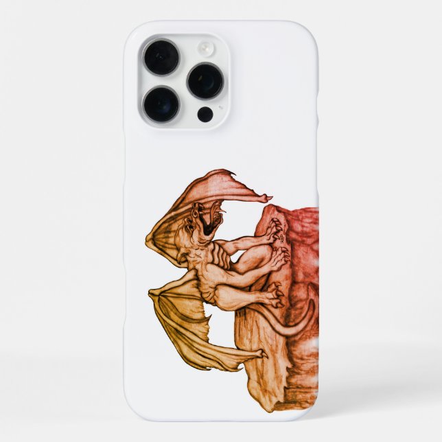 Golem Gargoyle iPhone Case (Back)