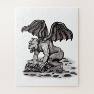 Golem Gargoyle Jigsaw Puzzle