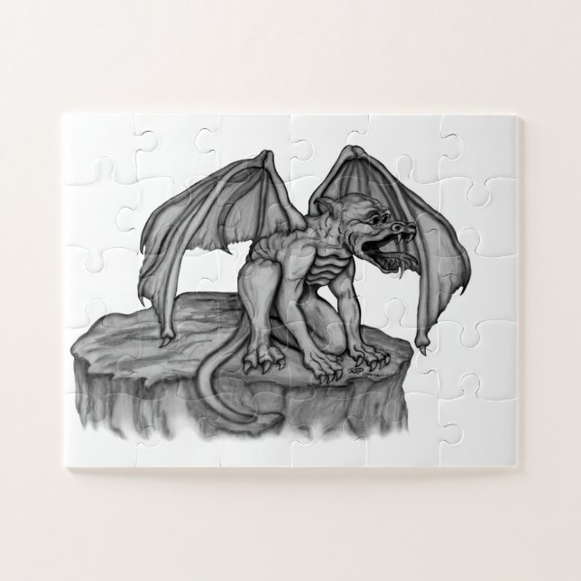 Golem Gargoyle Jigsaw Puzzle (Horizontal)