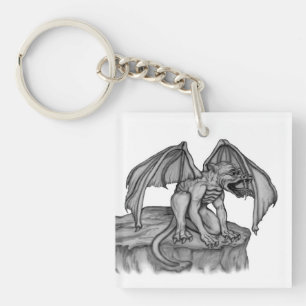 Golem Gargoyle Key Ring