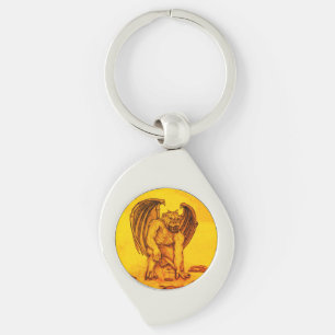Golem Gargoyle Key Ring