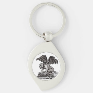 Golem Gargoyle Key Ring