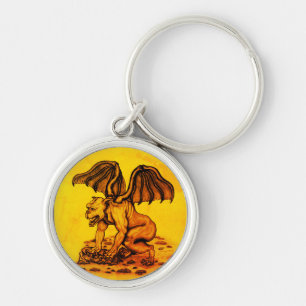 Golem Gargoyle Key Ring