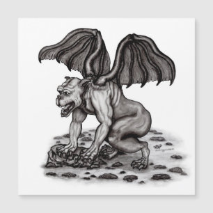 Golem Gargoyle magnetic card