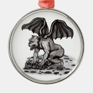 Golem Gargoyle Metal Tree Decoration