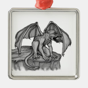 Golem Gargoyle Metal Tree Decoration