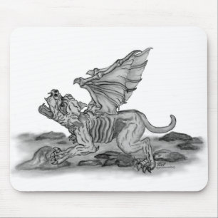Golem Gargoyle Mouse Mat