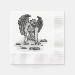 Golem Gargoyle Napkin