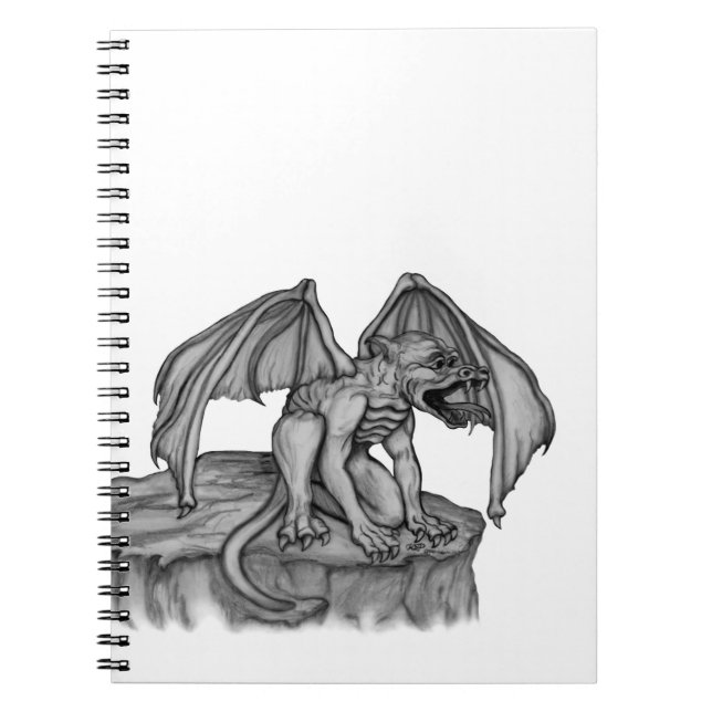 Golem Gargoyle Notebook (Front)