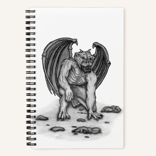 Golem Gargoyle Notebook (Front)