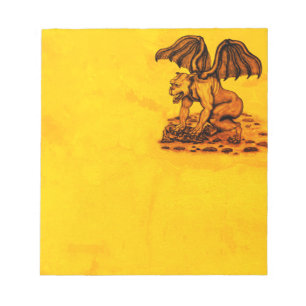 Golem Gargoyle Notepad