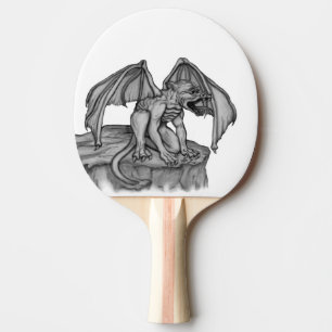 Golem Gargoyle Ping Pong Paddle