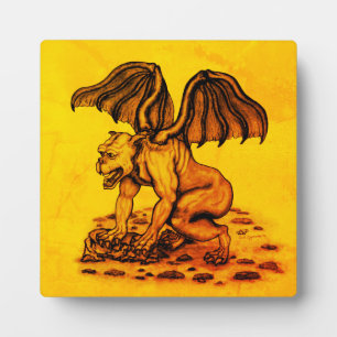 Golem Gargoyle Plaque