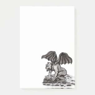Golem Gargoyle Post-it Notes