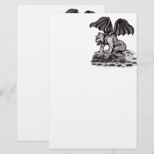 Golem Gargoyle Stationery