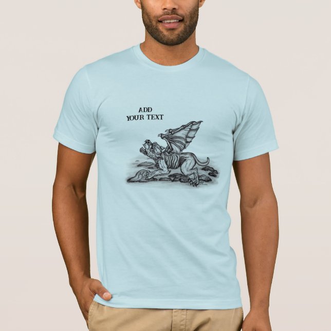 Golem Gargoyle T-Shirt (Front)