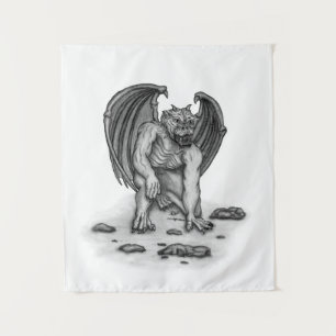 Golem Gargoyle Tapestry
