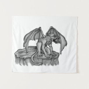 Golem Gargoyle Tapestry