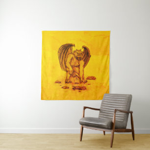 Golem Gargoyle Tapestry