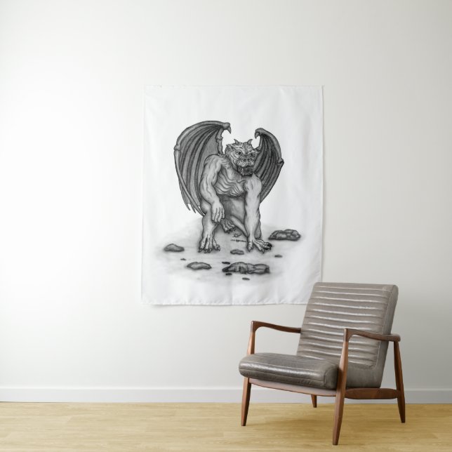 Golem Gargoyle Tapestry (In Situ)