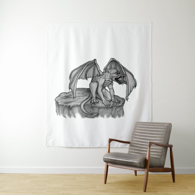 Golem Gargoyle Tapestry (In Situ)