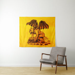 Golem Gargoyle Tapestry