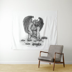 Golem Gargoyle Tapestry