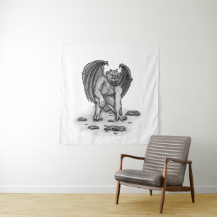 Golem Gargoyle Tapestry