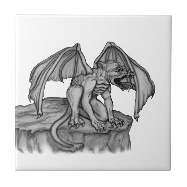 Golem Gargoyle Tile (Front)