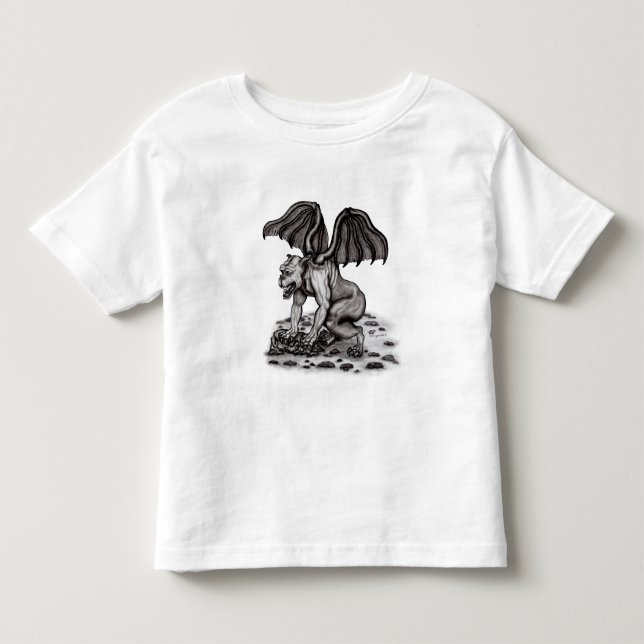 Golem Gargoyle Toddler T-Shirt (Front)