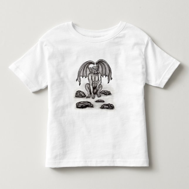 Golem Gargoyle Toddler T-Shirt (Front)