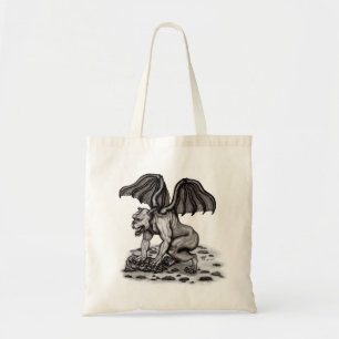 Golem Gargoyle Tote Bag