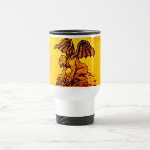 Golem Gargoyle Travel Mug