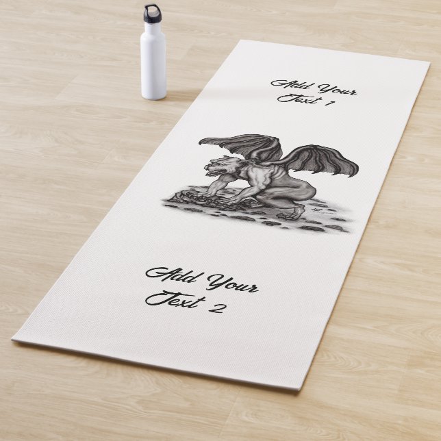 Golem Gargoyle Yoga Mat (In Situ)