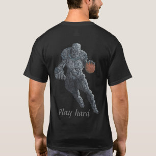 Golem Playing Basketball Sports Fantasy T-shirts