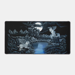 Golem vs Dolem District Fight Desk Mat