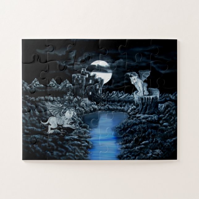 Golem vs Dolem District Fight Jigsaw Puzzle (Horizontal)