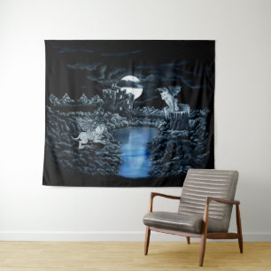 Golem vs Dolem District Fight Tapestry