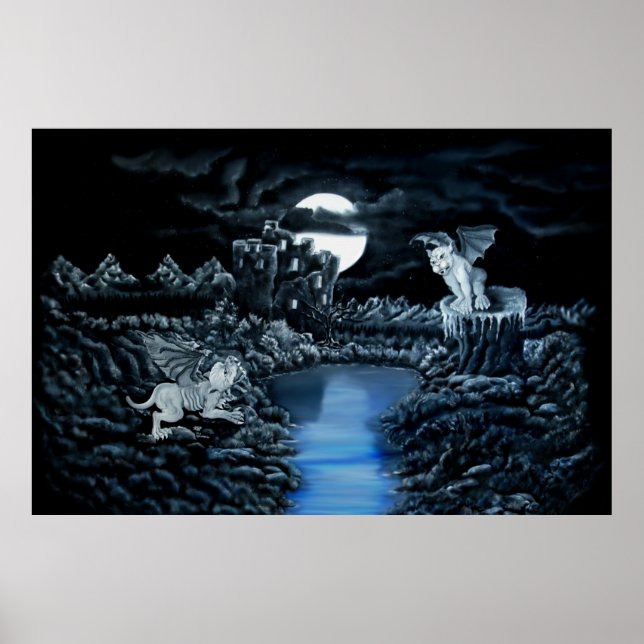 Golem vs Golem District Fight Poster (Front)