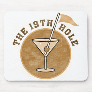 Golf 19th Hole T-shirts and Gifts Mouse Mat