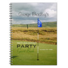 Golf 2 Personalised Retirement Party Guest Book