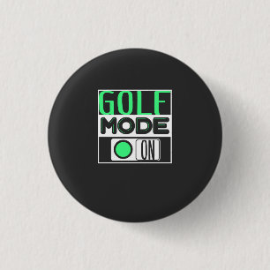 Golf 3 Cm Round Badge